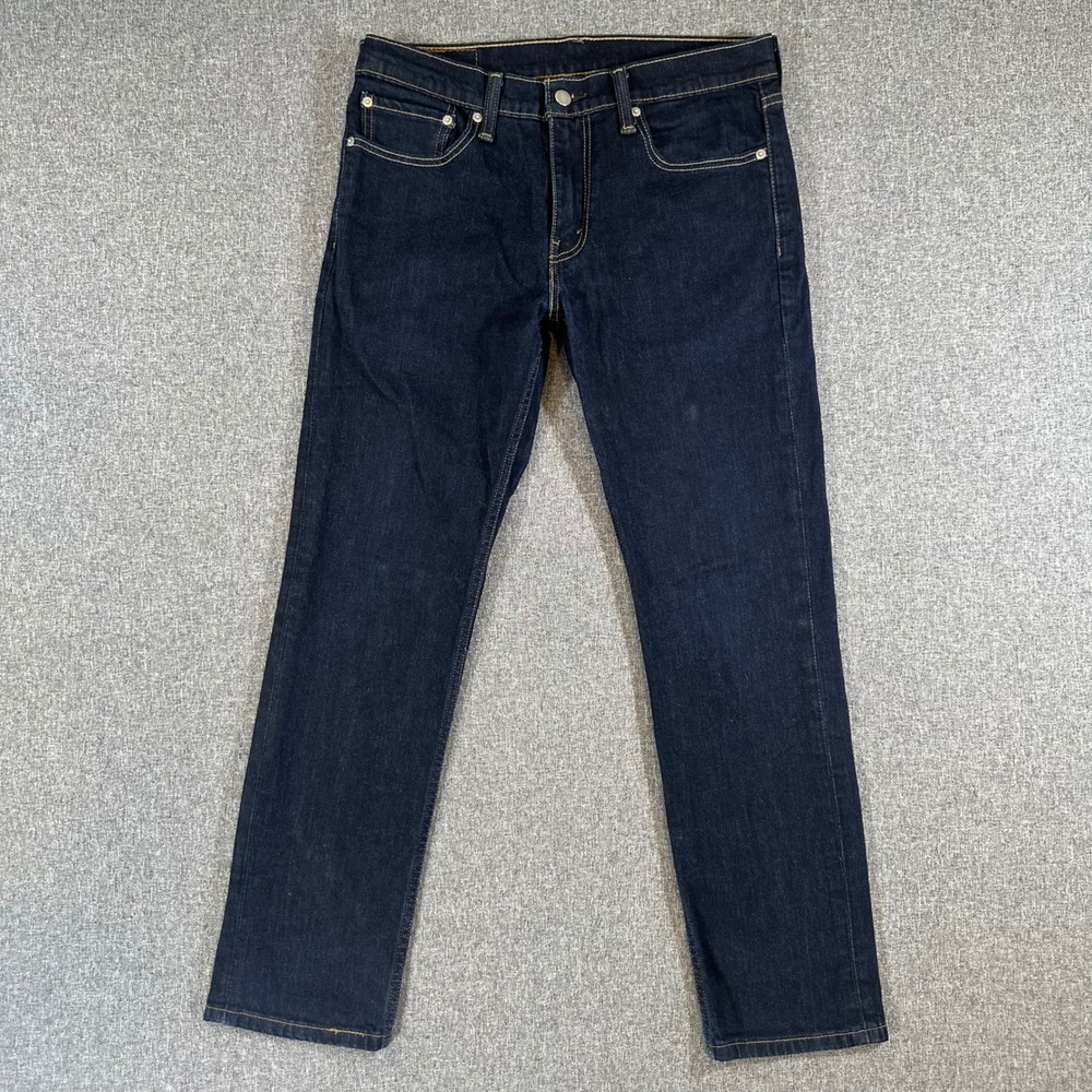 Levis 511 Slim Fit Jeans Mens 32x30 Dark Wash Indigo Blue Denim Stretch Pants